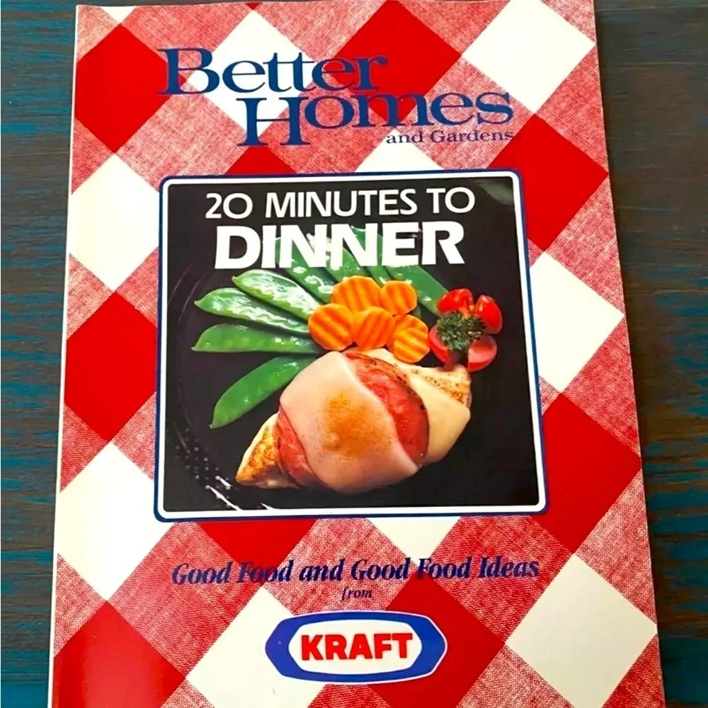 Better Homes and Gardens 20 Minutes to Dinner Paperback Cookbook GUC